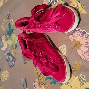 Hot Pink Hightops sz 12 (toddler/girls)